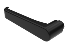 L-handle for Quarter-Turn Latches