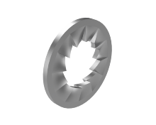 Serrated washer for M8