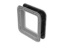 Sichtfenster eckig
