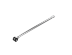 Round Rods with loop 15 mm rollers (R-L) Steel