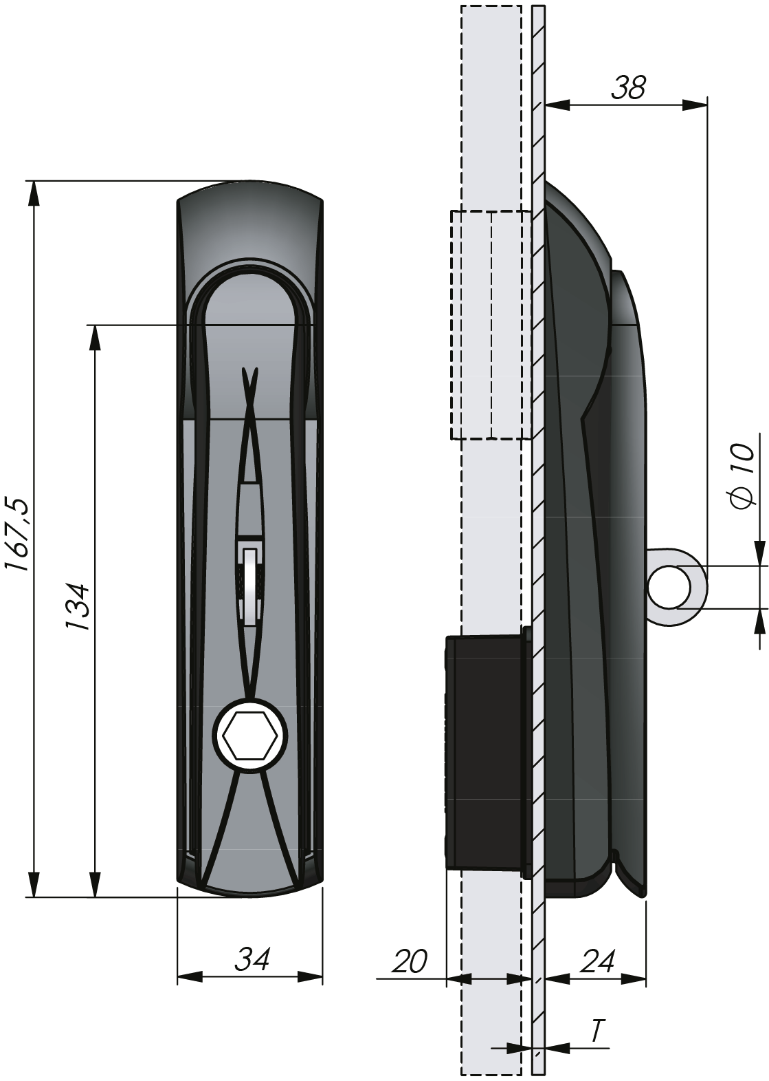 Vision Swing Handle Highlander tool operated