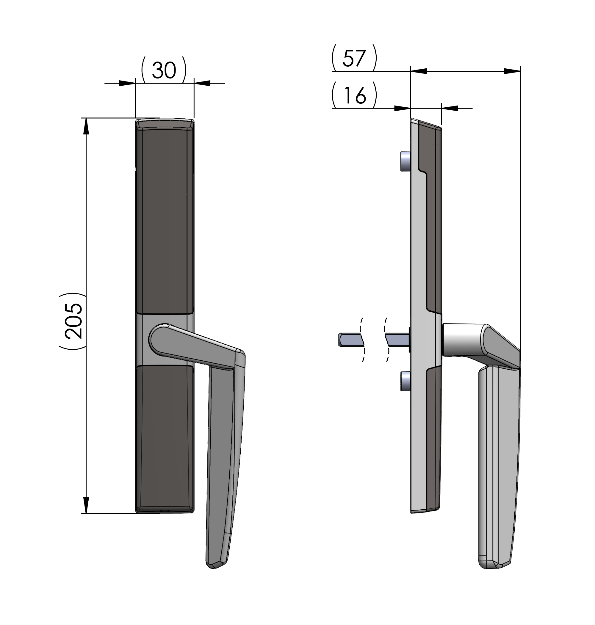Vision Home Connected Pair Handle Right Vision Home Connected Pair Handle Right