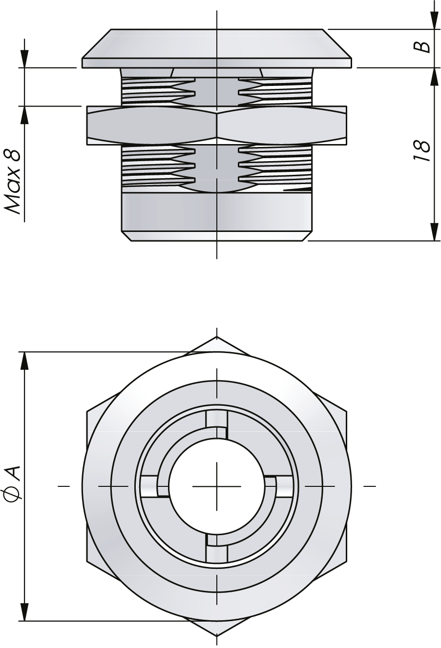 Housings Vibration Resistant 18 mm