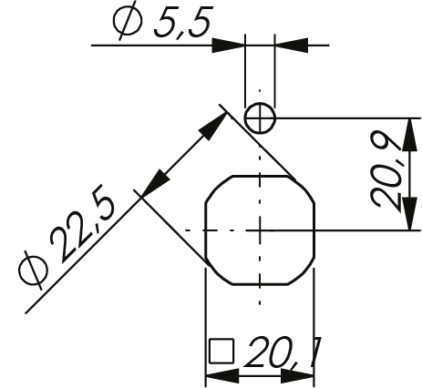 Quarter-Turn Wing Knob