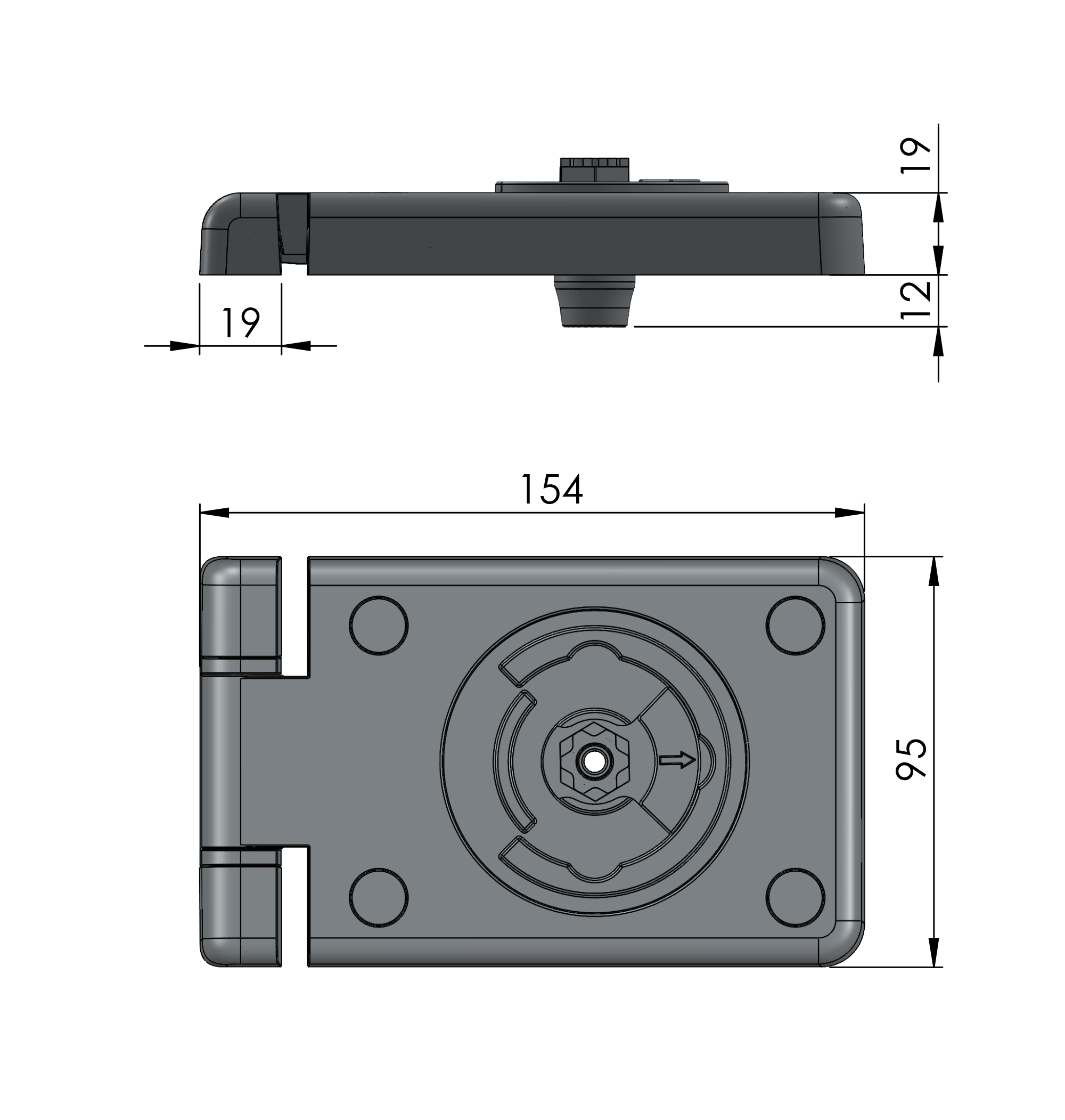 Klima-flex 3 Latch Hinge Klima-flex 3 Latch Hinge