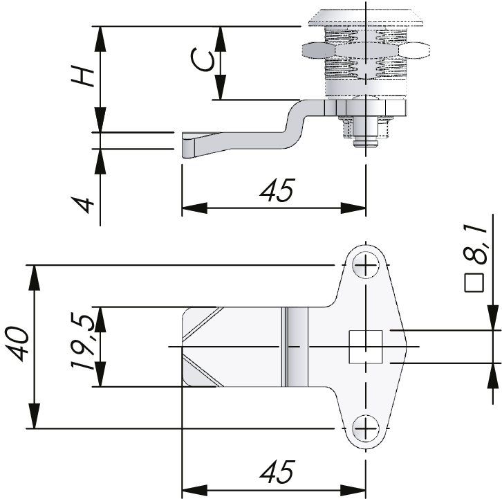 Three-Point Cams Steel