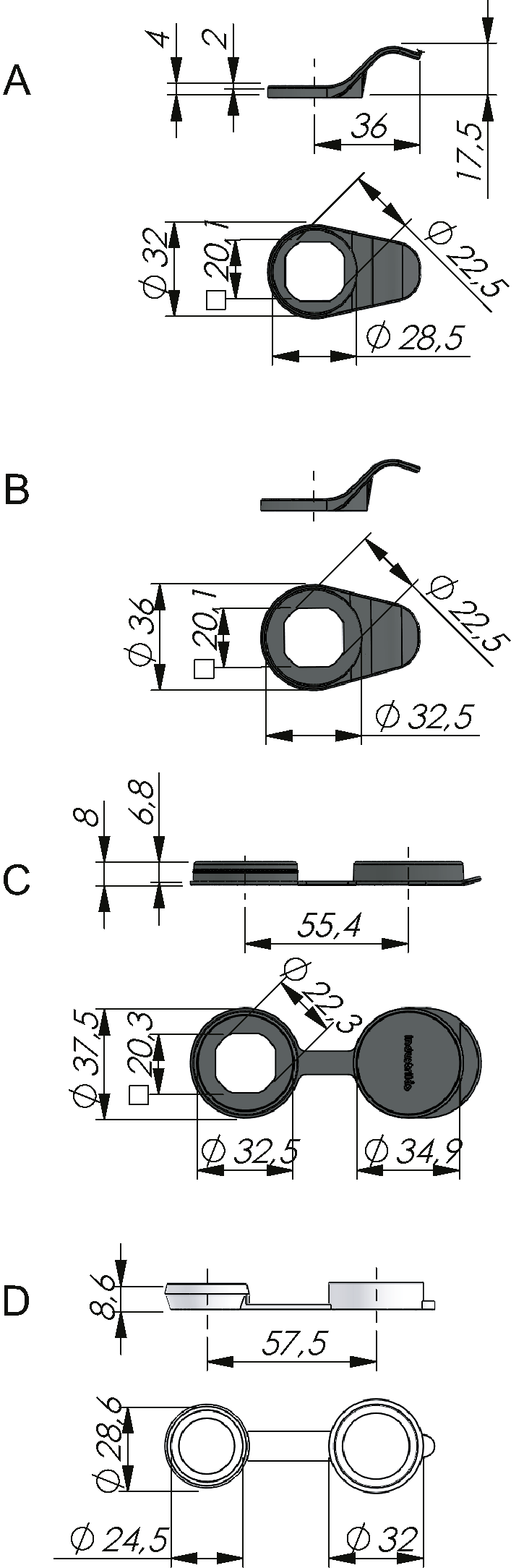 Finger Pulls and Dust Covers
