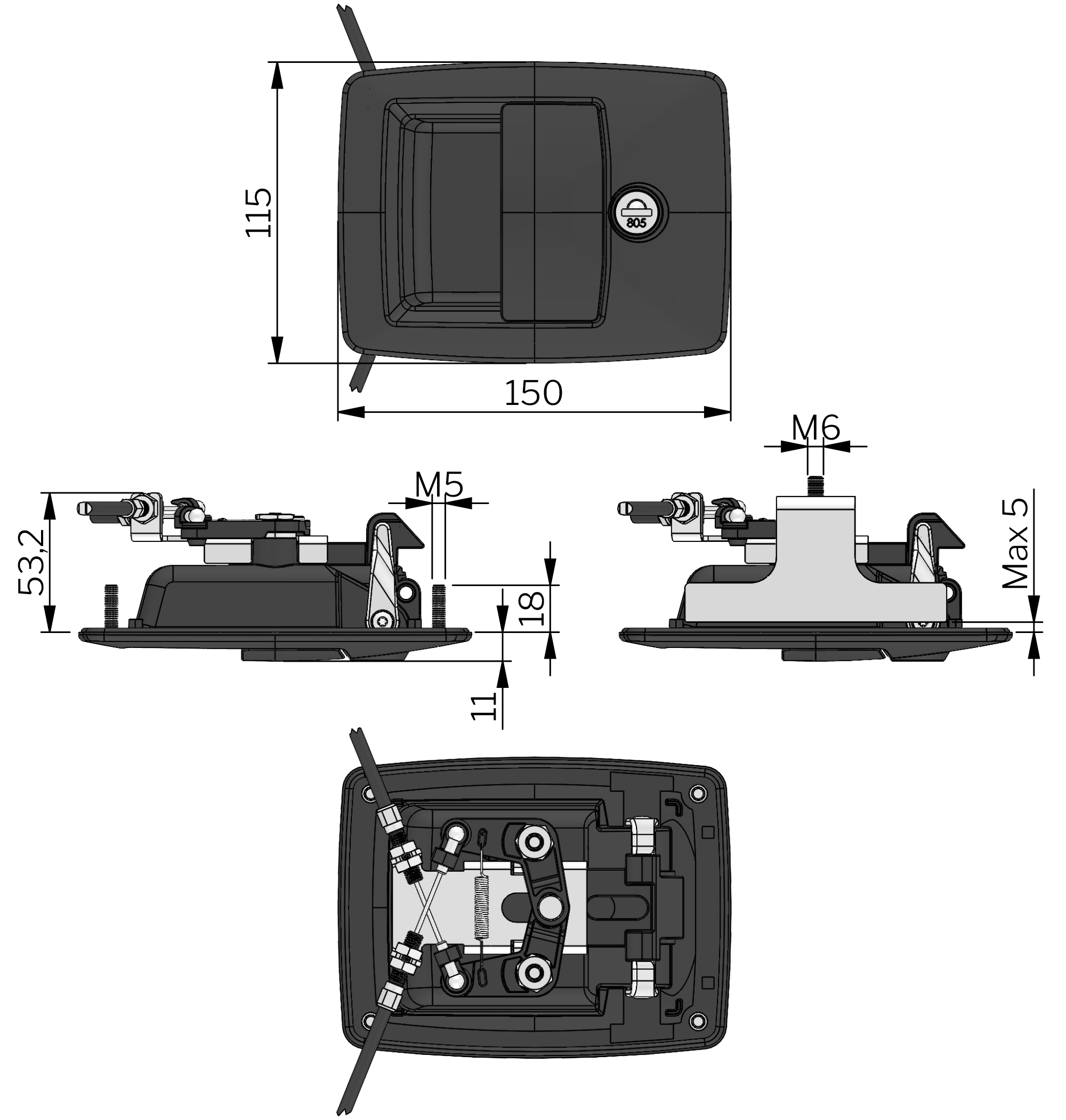 Vector P Actuator