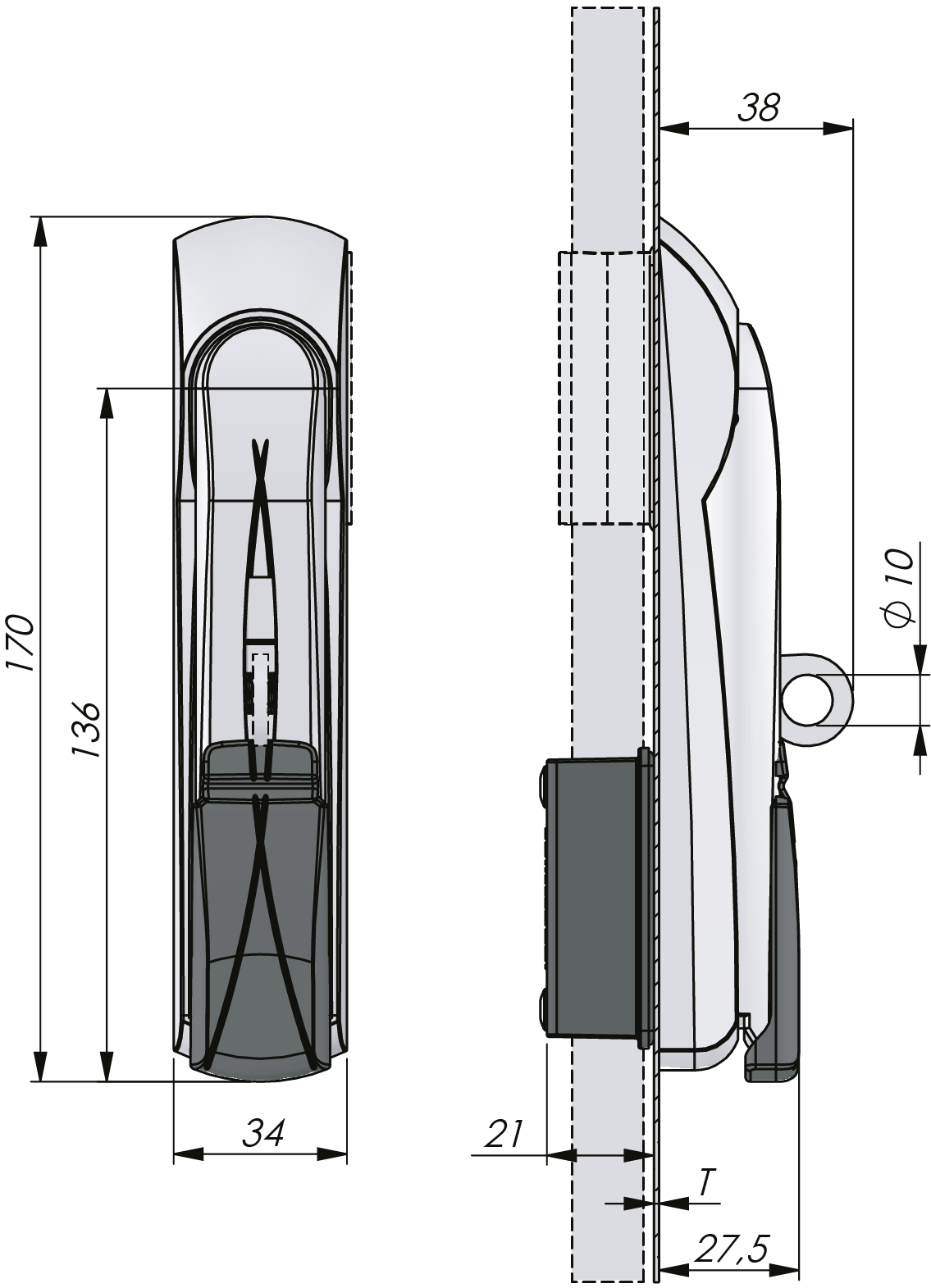 Vision Swing Handle Stainless Steel