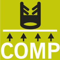 Latch with compression function